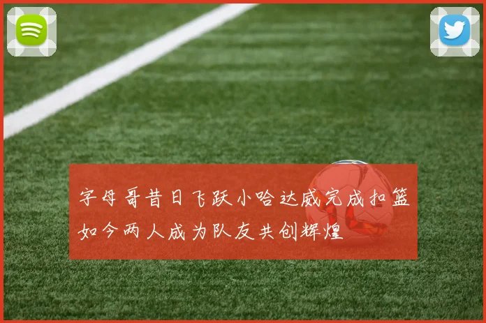 字母哥昔日飞跃小哈达威完成扣篮如今两人成为队友共创辉煌